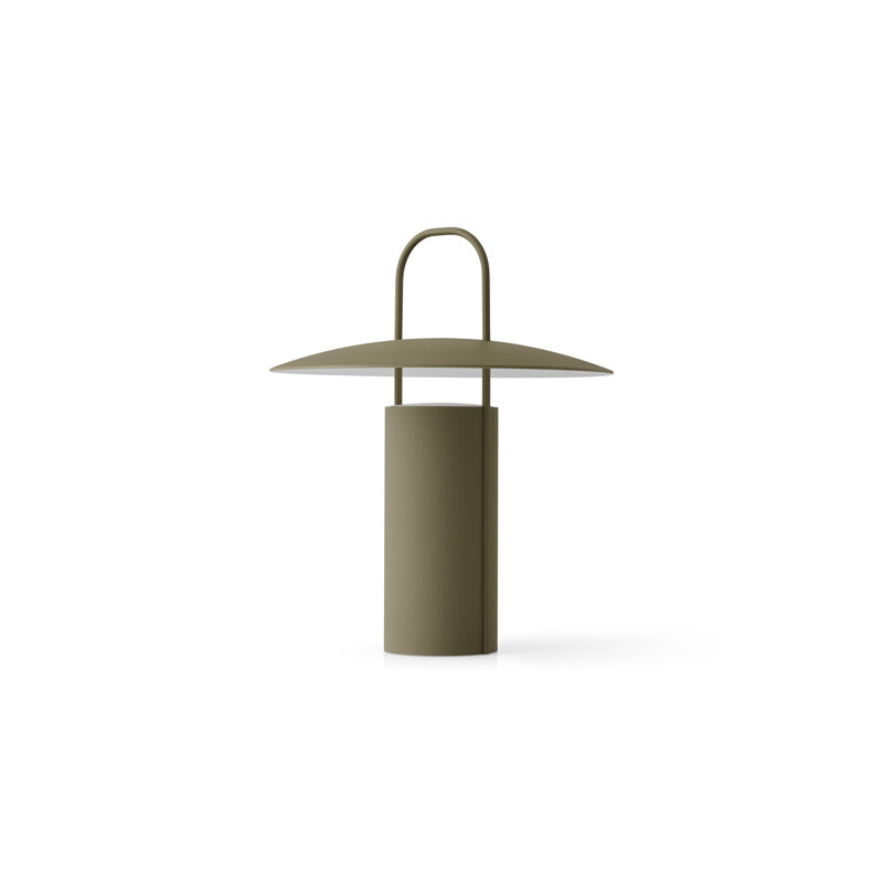 Ray LED Table Lamp, Dusty Green