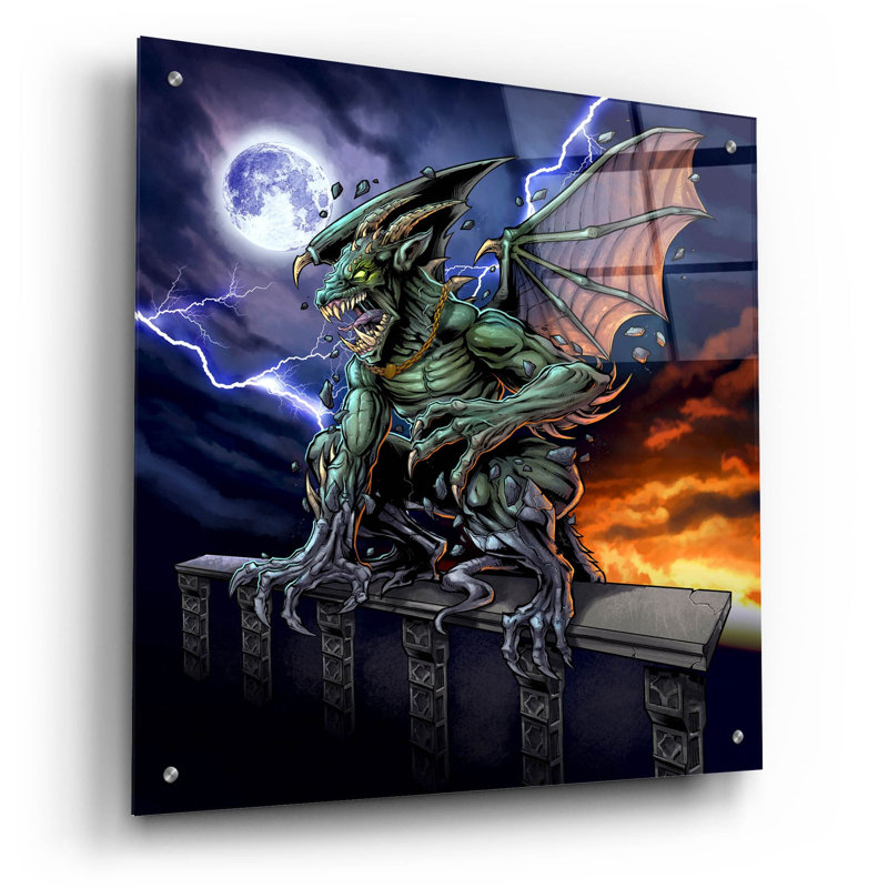 " Gargoyle 2 " by Flyland Designs, 24" H x 24" W x 0.2" D