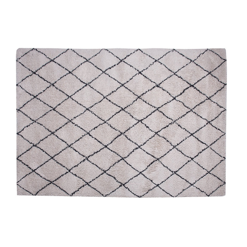 Azura Geometric Synthetic Hand Woven Area Rug, Rectangle: 160 x 230cm