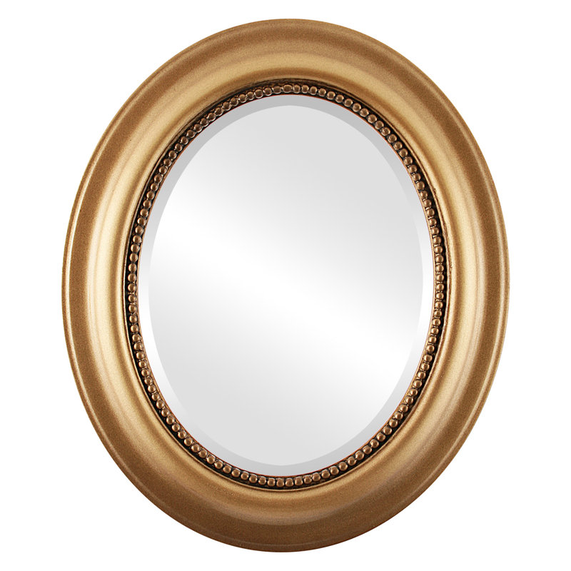 Witney Oval Mirror, 25" x 35", Desert Gold