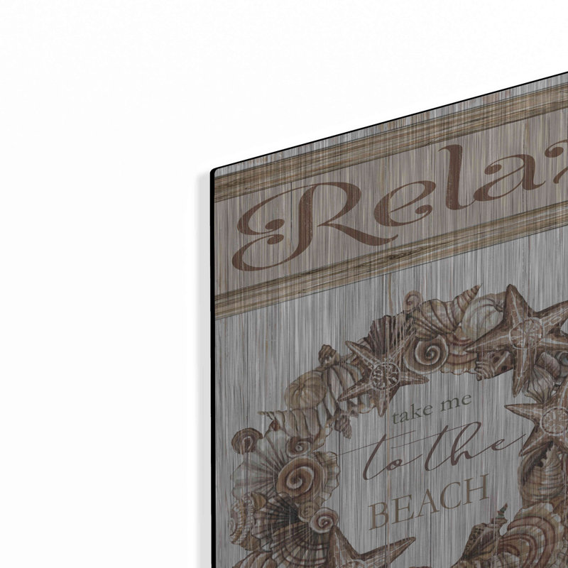 «Relax Shell Wreath» par Cindy Jacobs, H 16 po x l 12 po