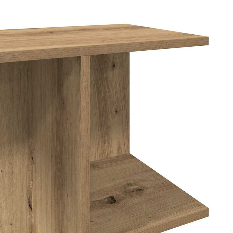 Sayaka 46.5cm W Manufactured Wood Bedside Table, Artisan Oak, Set of 2