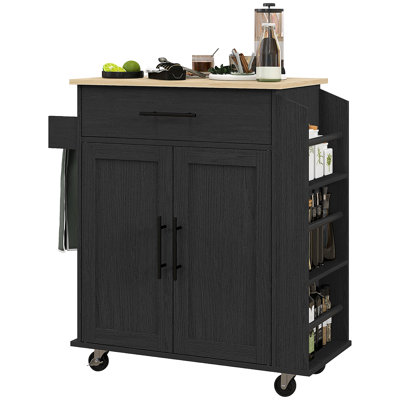 Rolling Kitchen Island, Kitchen Island with Wheels
