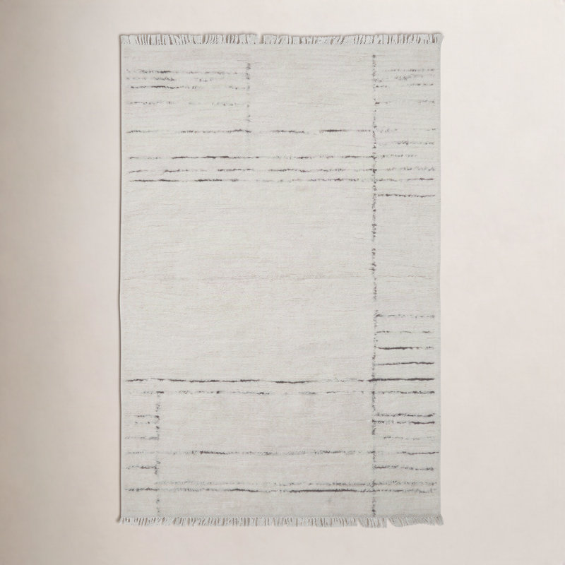 Hand Woven Wool Simard Rug, Rectangle 7'6" x 9'6"
