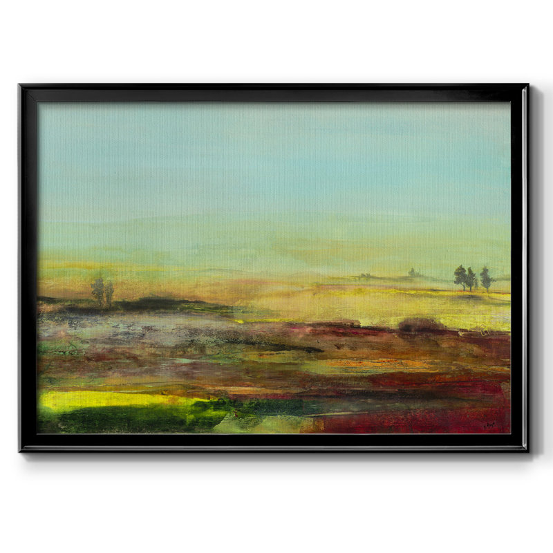 «Ethereal Landscape I», toile tendue avec châssis en I, Noir, H 18 po x l 26 po x P 1,5 po