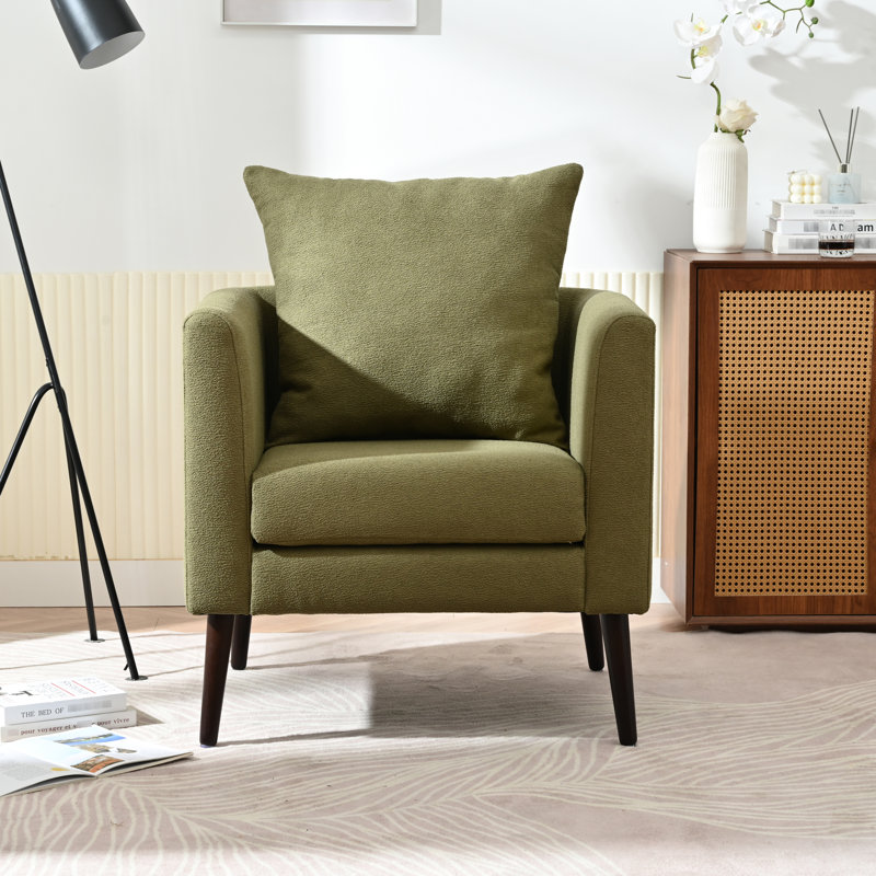 Chaise de salon Comfy, Vert olive
