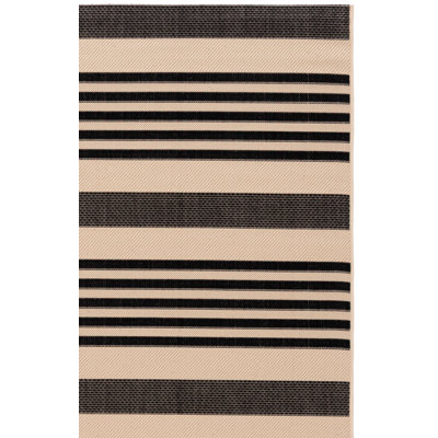 Tapis d'intérieur / extérieur à rayures Candelo Performance
