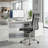 Adjustable Ergonomic Office Desk Chair With Rocking Backrest And Height Adjustable Padded Cushion Seat For Home Office Study Workstation Conference Room