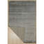 Tapis contemporain en laine et viscose de couleur ocre faite à la main Vijaya & Viscose-2142939059