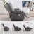 52 Inch Power Loveseat Recliner-382133825