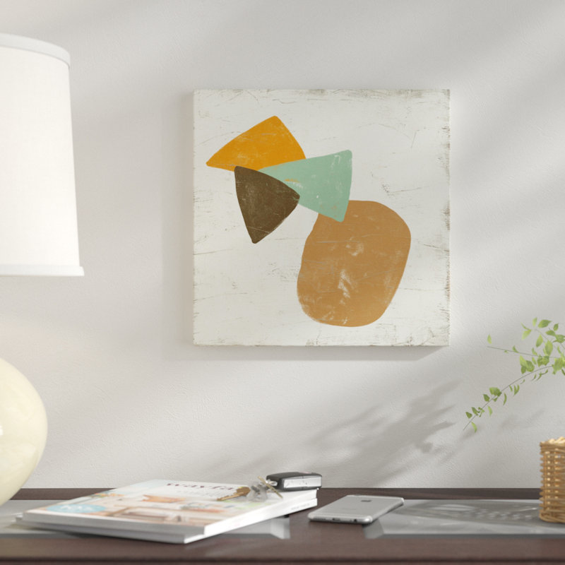 « mobile ii », impression sur toile, H 26 po x l 26 po x P 1,5 po, Pas de tapis, Toile tendue