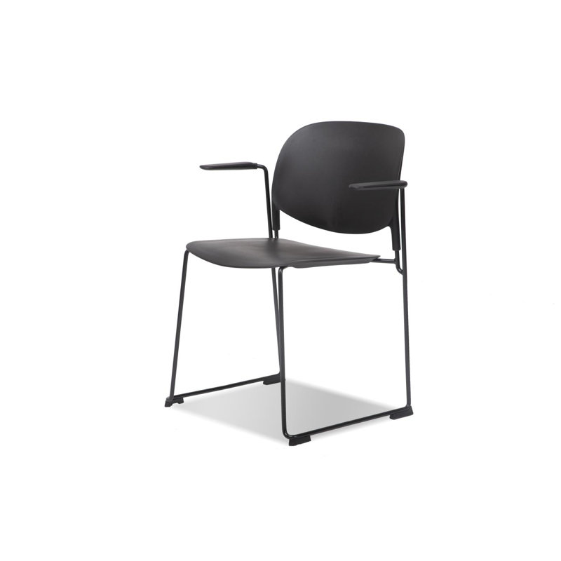 Fauteuil de salle à manger Calvin, Noir