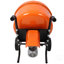 Mélangeur de ciment portatif horizontal 5CUFT (150L), mélangeur de béton portatif 110V-60HZ, couleur orange, certifié CSA