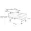 Table basse ajustable rétro
