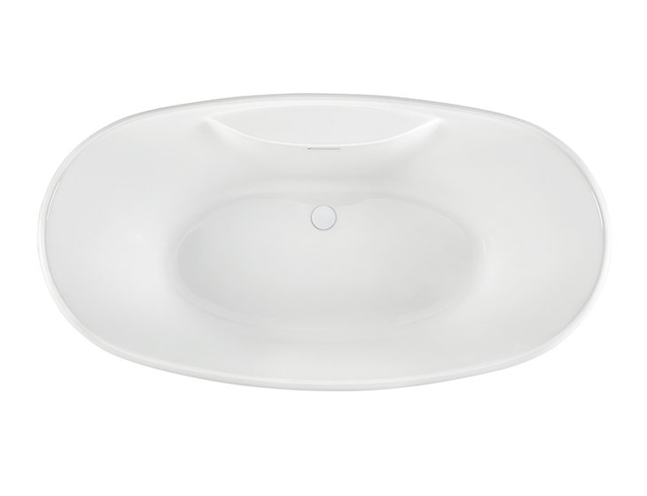 Loretta 3 60" Freestanding Air Bathtub, Acrylic CXL® Gloss White