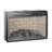 26" Electric Fireplace Insert With Infrared Quartz Heater - Wood Log Version, Brick Backdrop For Wall Installation