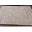 Tapis gris en laine / soie touffeté à la main