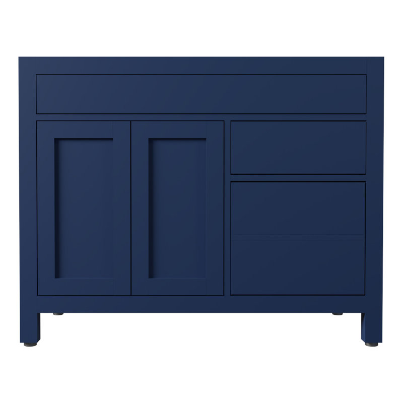 Dayton 42'' Single Bathroom Vanity Base Only,  Navy Blue