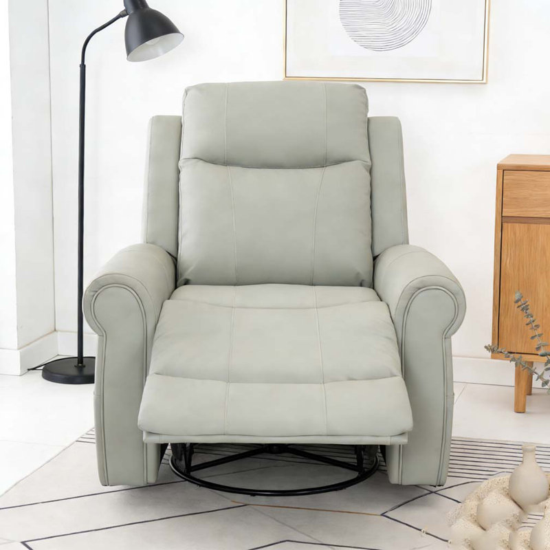 Fauteuil inclinable et pivotant manuel à 270 °, Gris