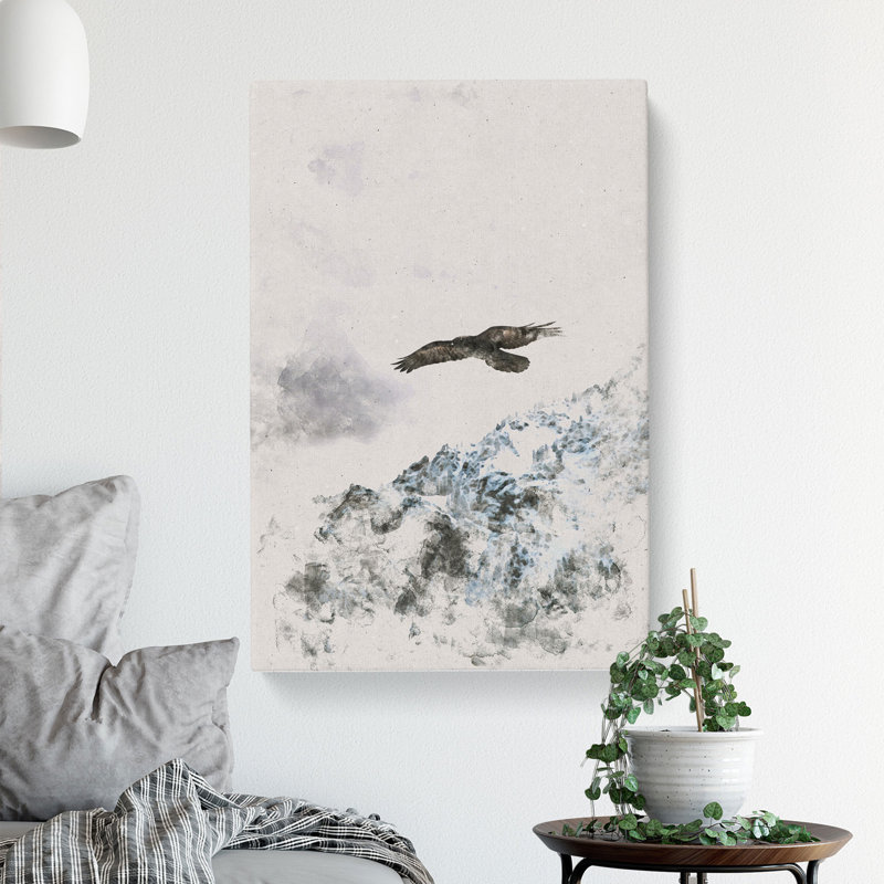 Eagle Flying High - Wrapped Canvas, 76cm H x 50cm W x 3cm D