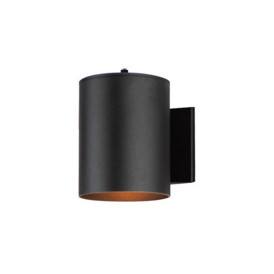 Applique murale d'extérieur en aluminium brossé 1 lumière H 7,5 po Barbara