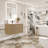 Mattigan 30'' Single Bathroom Vanity with Solid Surface Top