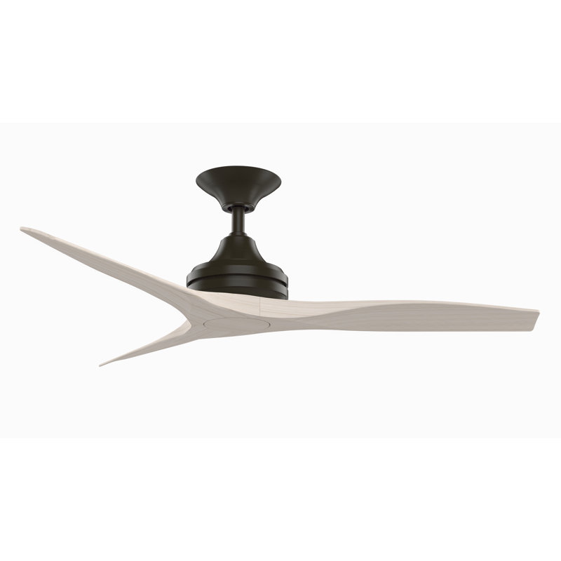 Spitfire 48 inch Indoor/Outdoor Ceiling Fan - Dark Bronze with White Washed Blades, Dark Bronze, White Washed