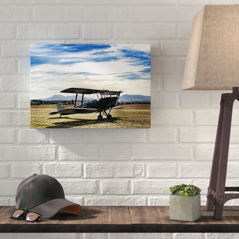 Plane Aircraft Wrapped Canvas Print, 50cm H x 76cm W