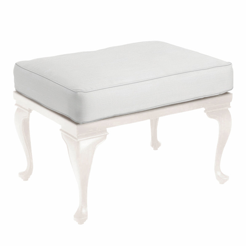 Repose-pieds Provance, Trépointe, Dentelle Rollo, Craie