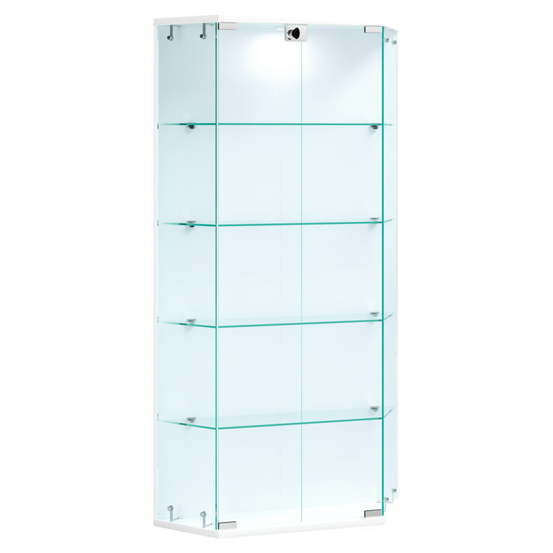 Cecelie Display Cabinet, White