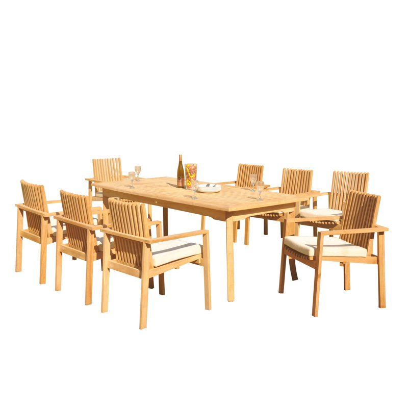 Outdoor 5 - Piece Teak Dining Set