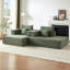 Canapé d'angle modulaire en forme de L, convertible 2 en 1, 2 places en mousse, accoudoirs amovibles avec poches de rangement, 2 coussins de dossier et 2 coussins décoratifs pour salon-1528849880-1528849881