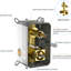 Pomme de douche murale double 12 po - Carrée, Système carré