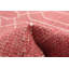 Tapis unique en viscose noué à la main nouvel âge 5 pi x 8 pi rouge Iordanis