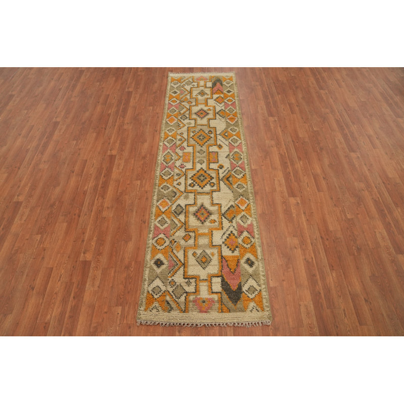 Tapis marocain en laine fait à la main 3 x 9