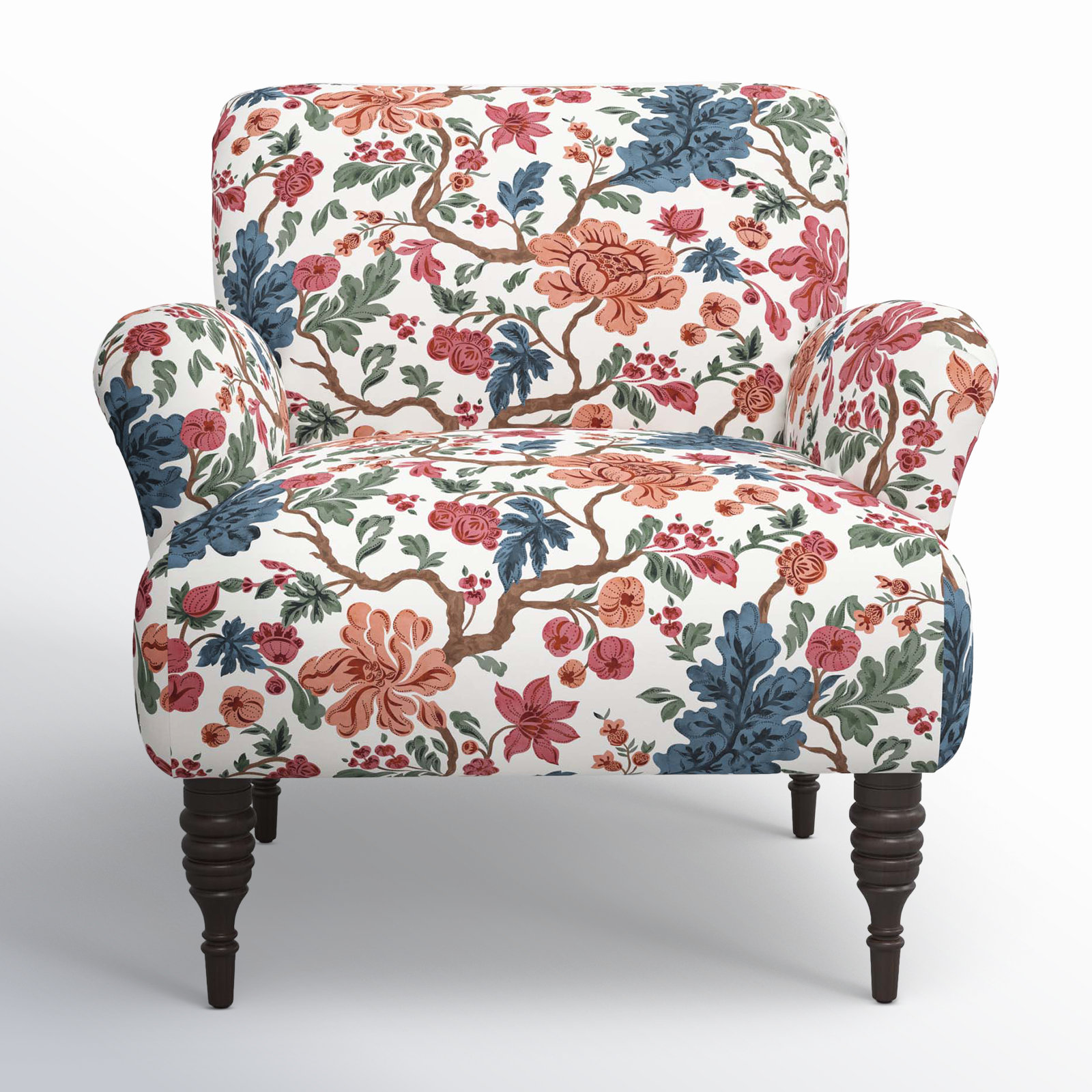 Allura Armchair, Blockprint Multi