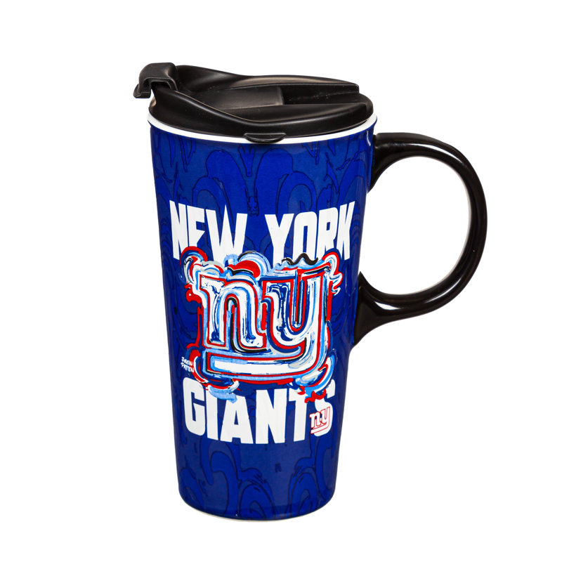 17 oz Tasse de voyage en céramique, Giants de New York