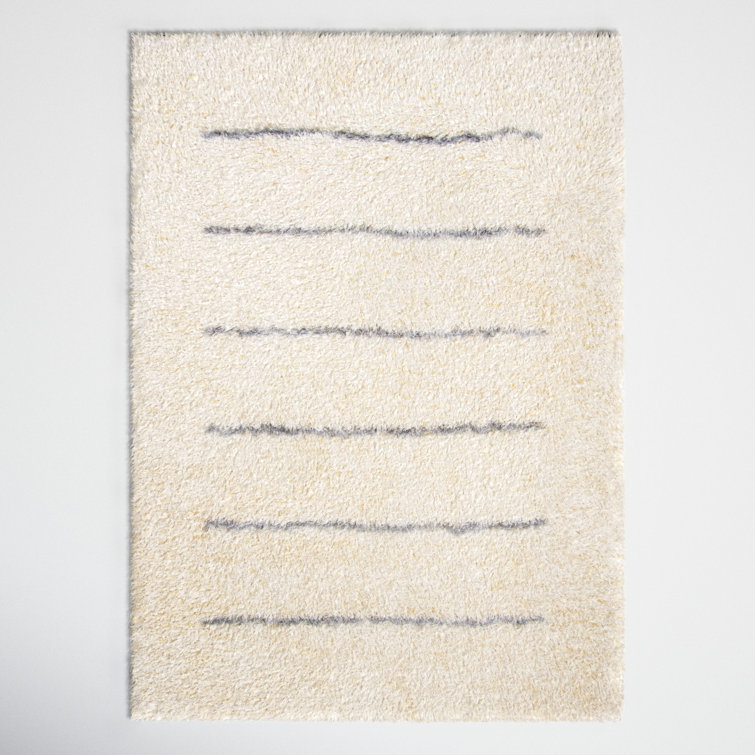 Mayer Handmade Wool Ivory/Gray Rug
