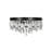 Cascade 3-Light Flush Mount - Black-1729516914
