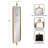 Rectangle Skinny Panel Mirror-106331196