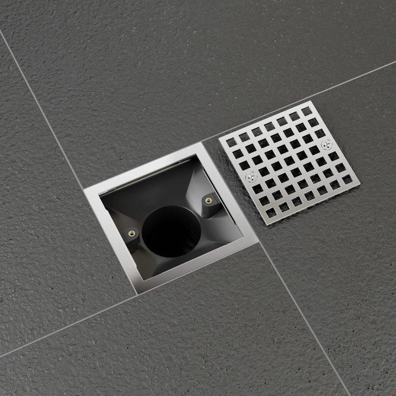 4.56'' W Tile-In, Chrome