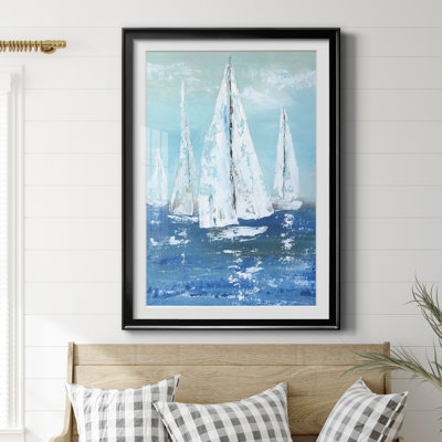 White Sails - Impression de cadre photo sur papier