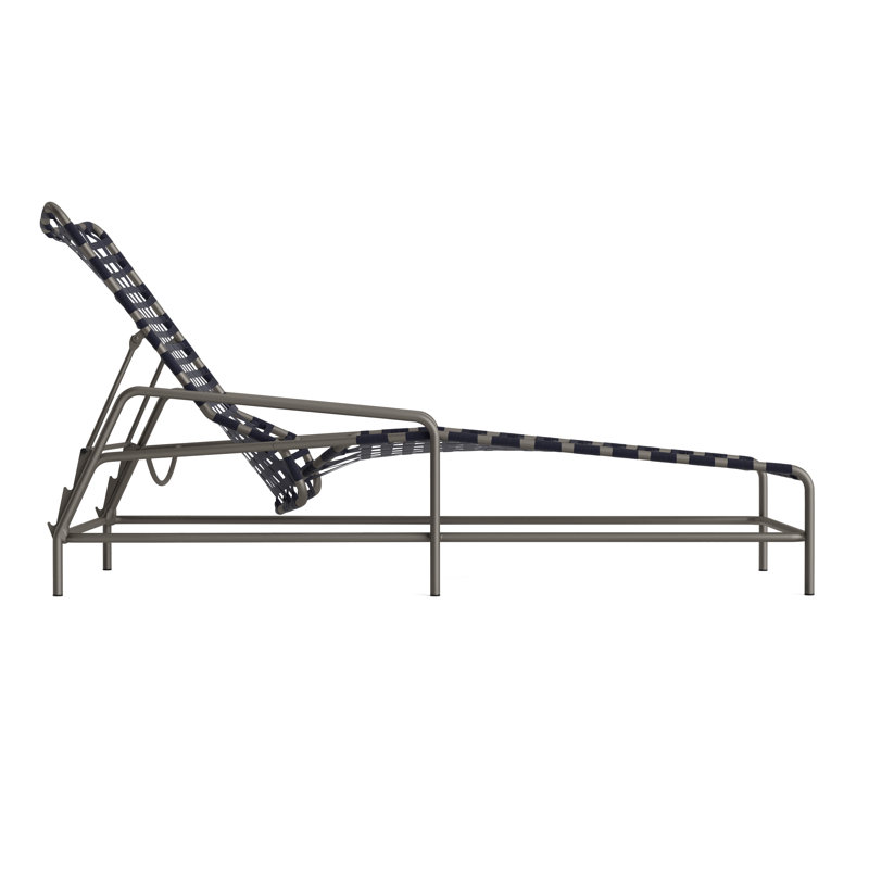 Kantan Outdoor Chaise Lounge, Marine/Mica