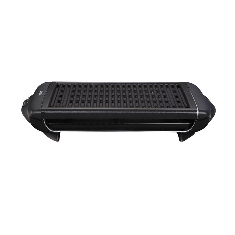Extra Large Black Non-Stick Electric Grill with Aluminum Frame