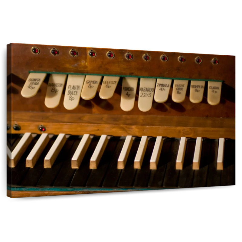 Abarca Old Organ Piano, H 26 po x l 39 po