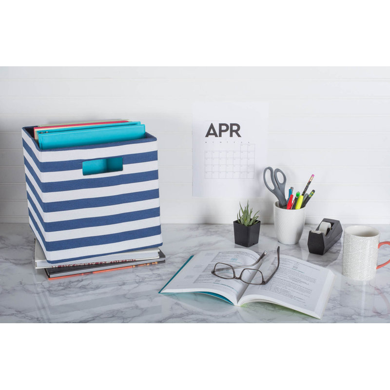 Bac en polyester Chorleywood, H 13 po x l 13 po x P 13 po, Bleu