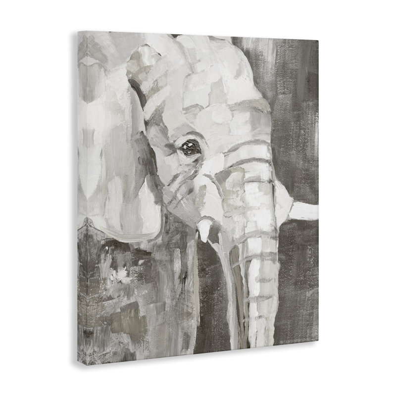 «Rustic Abstract Elephant», art mural par Nan, H 30 po x l 24 po