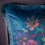 Floral Teal/Pink/Purple Square Throw-1918296480