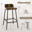 Tabouret de bar 2 pièces Mizell-803731933