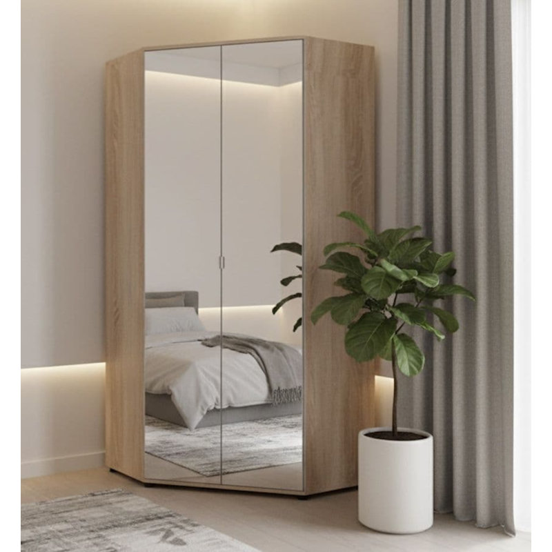 Polymilis 2 Door Manufactured Wood Wardrobe